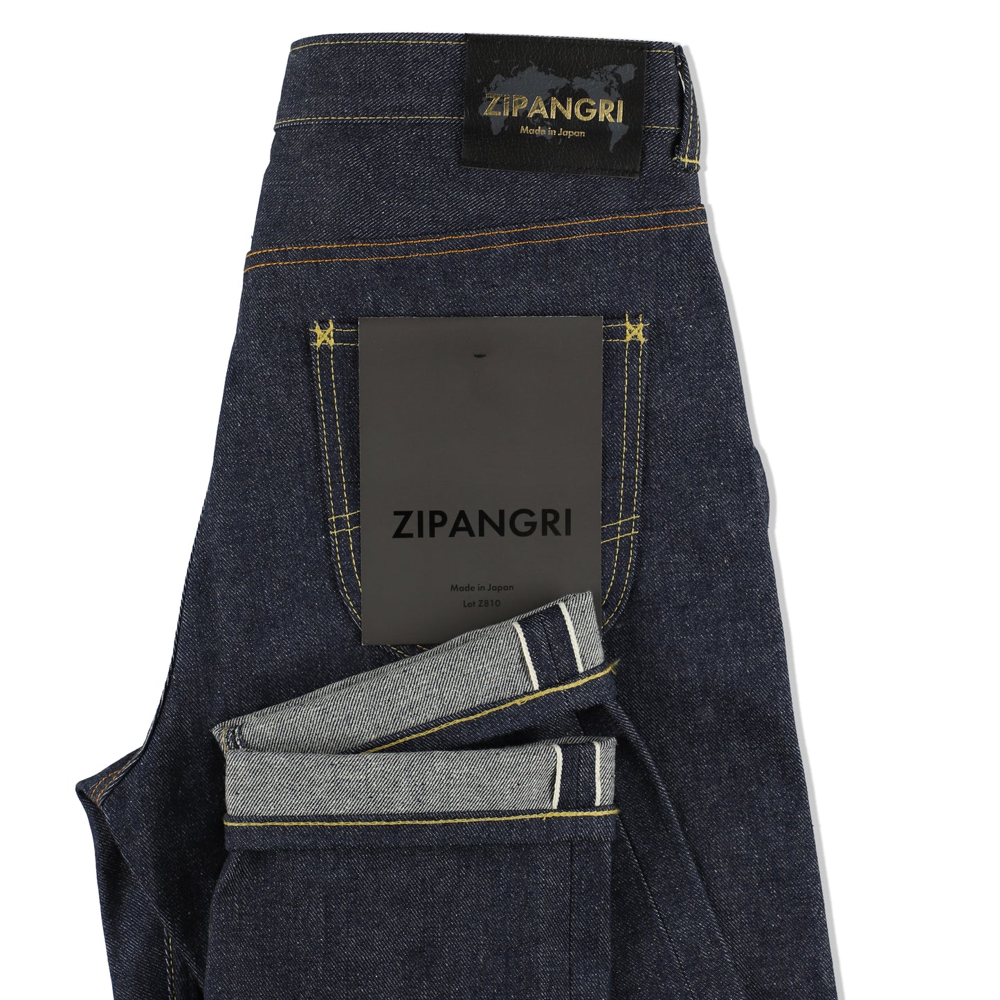 Lot Z810 Left-Hand Twill Selvedge Jeans - Tapered Silhouette - Unwashed